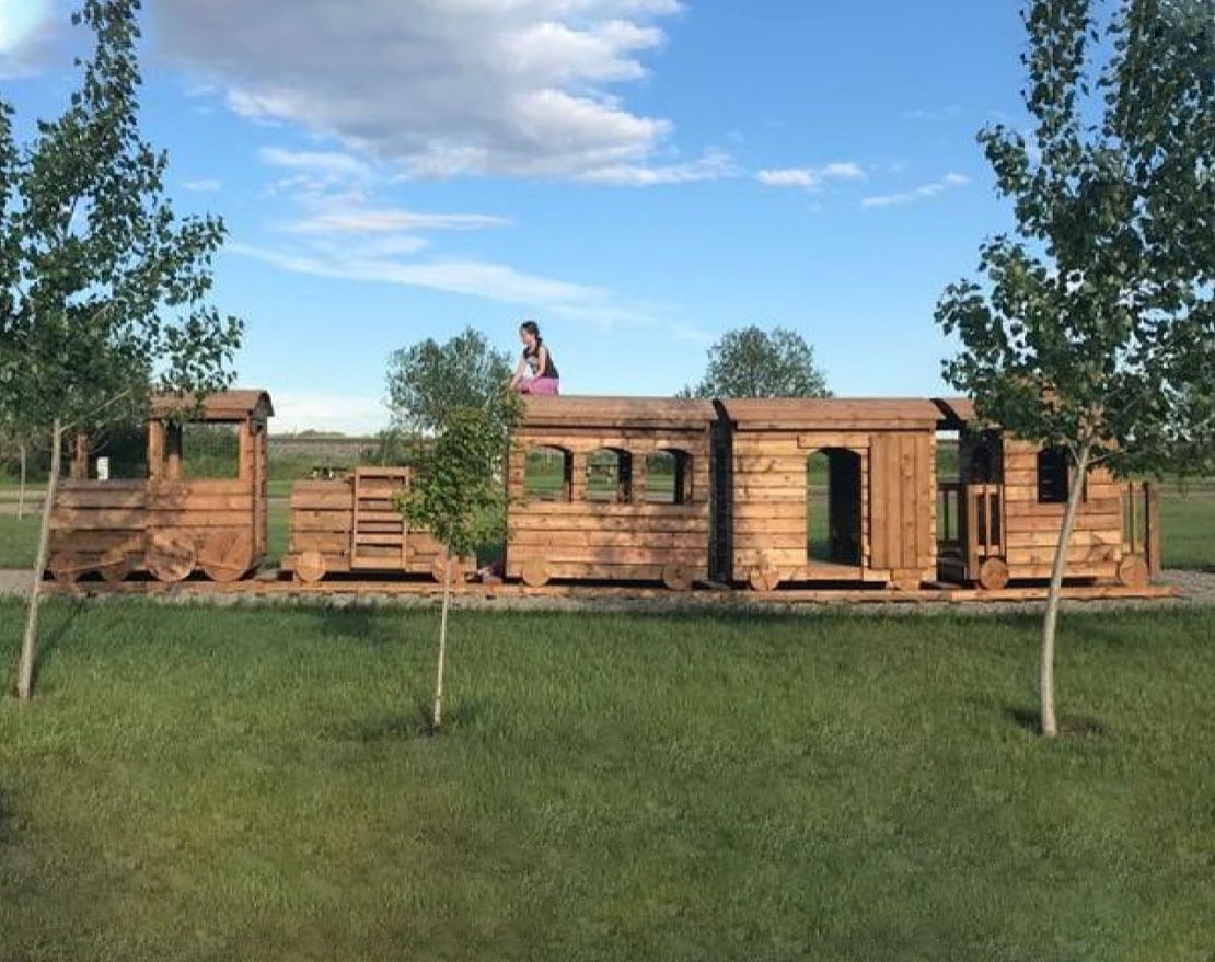 Детская площадка TORUDA WOOD Локомотив - вид 3